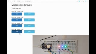 demo  ESP8266 Web server NodeMCU in Arduino IDE [upl. by Carrington77]