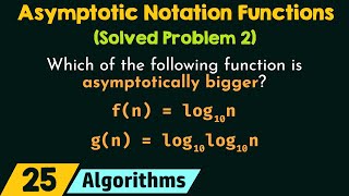 Functions in Asymptotic Notations Solved Problem 2 [upl. by Ahtivak]