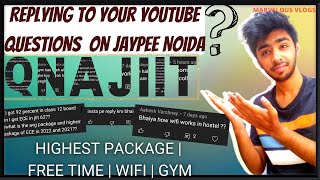 JIIT Jaypee Noida YouTube Most Asked Questions Answered  Counselling  placement  life [upl. by Acisey316]