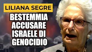 LILIANA SEGRE ISRAELE COMMETTE UN GENOCIDIO UNA BESTEMMIA [upl. by Lerret]