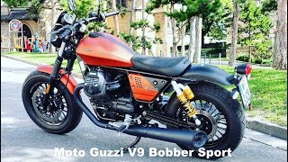 Moto Guzzi V9 Bobber Sport 2019 [upl. by Recha947]