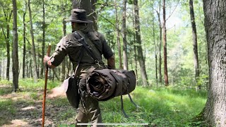 Bare Essentials Bushcraft Kit Haversack BedrollSwagman SRO SelfInflating MattressJungleBlanket [upl. by Giralda]