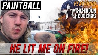 He Lit Me On Fire  Paintball Sniper in the UK w Hidden Hedgehog [upl. by Eniluqaj]