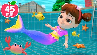 🧜‍♀️🌊Little Mermaid Song  Newborn Baby Songs amp Nursery Rhymes [upl. by Holman13]