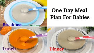 3 Baby Foods Recipes For Weight Gain  Starting Baby Solids [upl. by Fulvi]