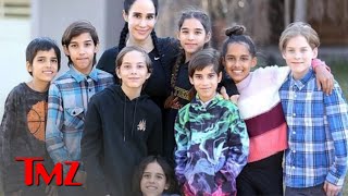 Octomom Nadya Sulemans 8 Kids Celebrate 14th Birthday with Vegan Donuts  TMZ Live [upl. by Eitsim790]