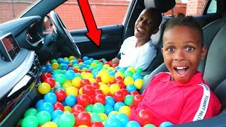 CAR BALL PIT PRANK ON MY MOM 5000 BALLS [upl. by Adnolohs318]