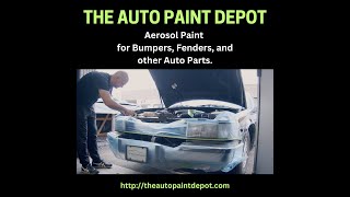 Aerosol Paint For Painting Bumpers Fenders and Other Auto Parts  The Auto Paint Depot [upl. by Nnyleuqaj]