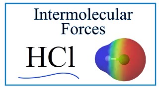 Intermolecular Forces for HCl Hydrogen chloride [upl. by Vincenta]