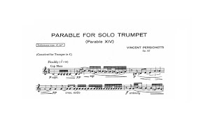 Vincent Persichetti Parable XIV Raphaël Horrach trumpet [upl. by Meares]