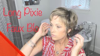 Long Pixie Style with a Thermal Brush Calista FauxBlo pixiehaircut hairstyle viral [upl. by Graf512]