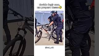 técnica avançada🤣 pmerj ciclismo mtb [upl. by Aihsilat116]