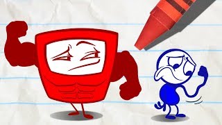 Pencilmate is Red Hot  Pencilmation Compilation [upl. by Nanreik455]