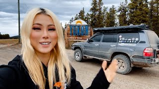 I REACHED THE NORTH  Solo Overland Expedition  Secret Campsite On Alaska Highway [upl. by Brodeur]