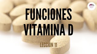 11 FUENTES Y FUNCIONES VITAMINA D NUTRICIÓN ORTOMOLECULAR [upl. by Rebbecca]