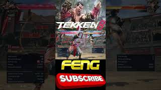 Insane Feng Combo  Tekken 8 t8 tekken8 shorts feng combos tekken8feng gaming 철권8 tekken [upl. by Nilac]