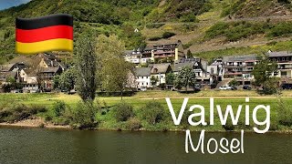 Valwig  Mosel Germany RheinlandPfalz In 4K 60Fps [upl. by Nivlag958]