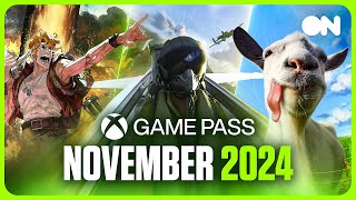 All The Great Games Are Coming To Xbox Game Pass in November 2024 [upl. by Naul]