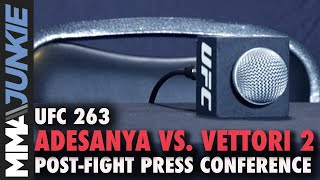 UFC 263 Adesanya vs Vettori 2 postfight press conference [upl. by Steve161]