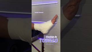 Vendaje funcional de tobillo fisioterapia [upl. by Goeger173]