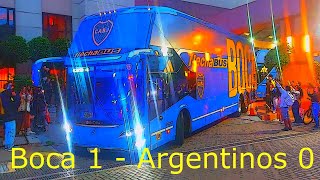 Boca venció por 10 a Argentinos  así partían los jugadores  Hotel InterContinental  Flechabus [upl. by Ilse]