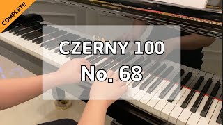 Czerny 100  Op139 No68 체르니 100 연습곡 68번 [upl. by Derman]