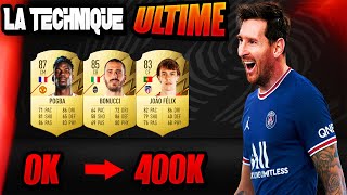 FUT 22  LA TECHNIQUE ULTIME DACHAT REVENTE  PASSER DE 0K ➔ 400K ULTRA RAPIDEMENT ET FACILEMENT [upl. by Ennovyhc]