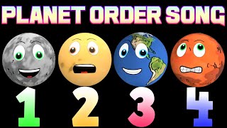 Planet Order Song  Solar System for Kids [upl. by Diao106]