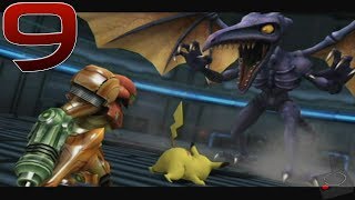 ✤ Super Smash Bros Brawl ✤  Parte 9 ¡RIDLEY nos ataca FULL HD [upl. by Nagol]