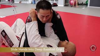 Chokes  Baseball Choke from Side Control Bottom [upl. by Neelya]