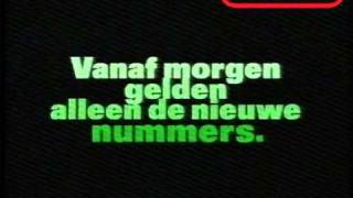 Omnummeren 1996 PTT Telecom reclame  wwwretroforumnl [upl. by Eizus553]