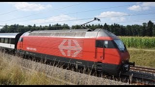 Zug um Zugswiss highspeed trainsNBSSFS MattstettenRothristZug trainfart train [upl. by Goodspeed191]