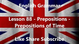 Prepositions of Time [upl. by Salsbury]