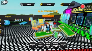 playing strongman simulator  in roblox  subscribe gaming roblox [upl. by Zurc]