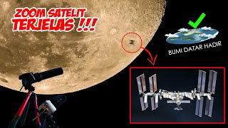 ZOOM SATELIT LEWAT BULAN  ISS Lunar Transit International Space Station Across Moon [upl. by Redliw2]