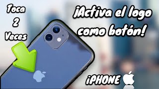 Como activar la Manzana logo del Iphone como boton  screenshot etc [upl. by Adnirod]