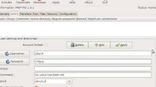 Install ProFTPD with GUI GADMIN on Linux Ubuntu 810 [upl. by Taddeo577]