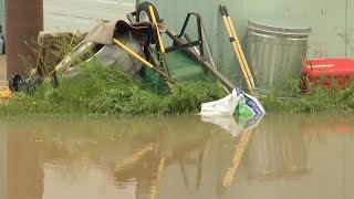 Lavina residents recovering from flooding [upl. by Annawaj]