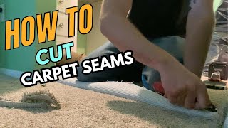 How To Cut A Carpet Seam [upl. by Euh]