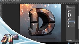 Photoshop 3D LOGO Tutorial [upl. by Wolford501]