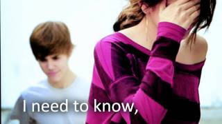 Justin Bieber  That Should Be Me Lyrics HQHD [upl. by Stephan487]