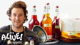 How to Brew Your Own Kombucha with Brad  Its Alive  Bon Appetit [upl. by Annai]