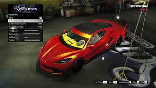 GTA V Invetero Coquette D10 Chevrolet Corvette C8 Customization From Stock to Stunning [upl. by Charlean]