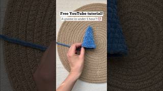 Crochet a Plush Gnome in 50 min  Free YouTube Tutorial [upl. by Fritzie819]