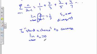 Calculus Nth Term Test [upl. by Ecnarolf38]