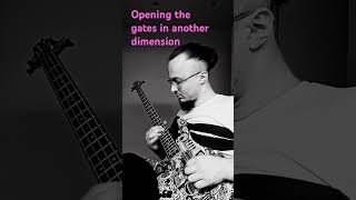 Opening the gates in another dimension pt1 bassplayer music rockbass loop [upl. by Kinnie31]