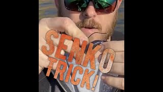 Fishing Tip Fishing a senko for deep winter giant bass The Sneako Senko [upl. by Ieluuk]