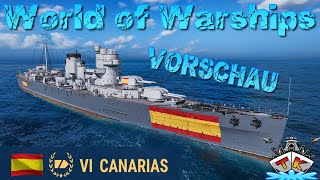 Canarias quotSpanische Flottequot T6SPACA quotVorschauquot in World of Warships [upl. by Ytsirhc]