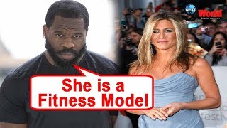 Jennifer Aniston Personal Trainer Leyon Azubuike compliments her [upl. by Richarda660]