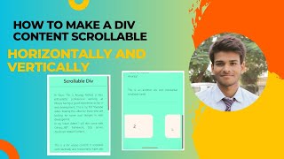 How to make a Div Scrollable Horizontally and Vertically  Scrollable Div [upl. by Perzan204]